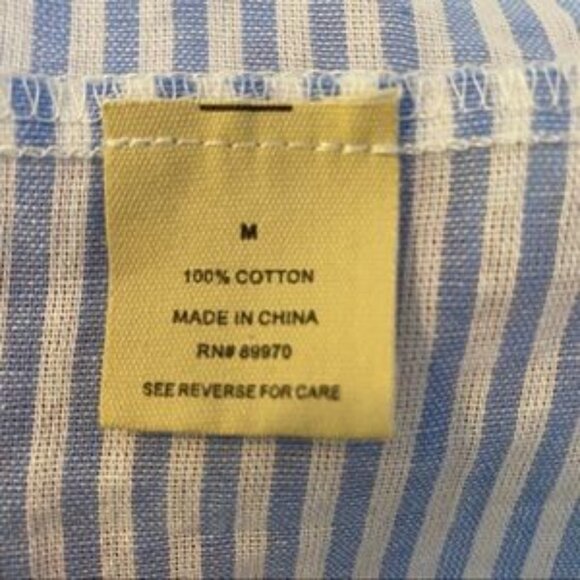 Love Notes Blue Striped Dress Size M - Picture 4 of 5